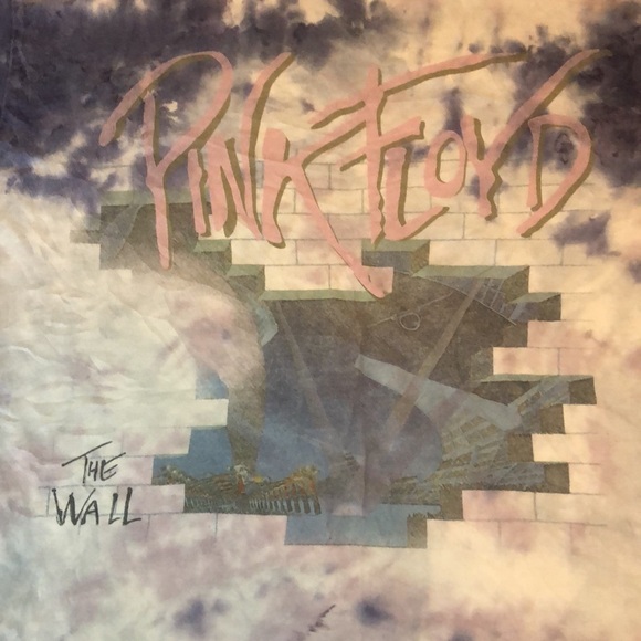 Pink Floyd The Wall Tie Dye Tee Shirt - Picture 2 of 11